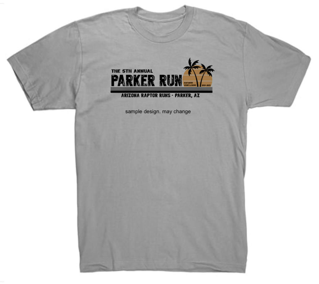 5th Annual Parker Run T-Shirt-preorder