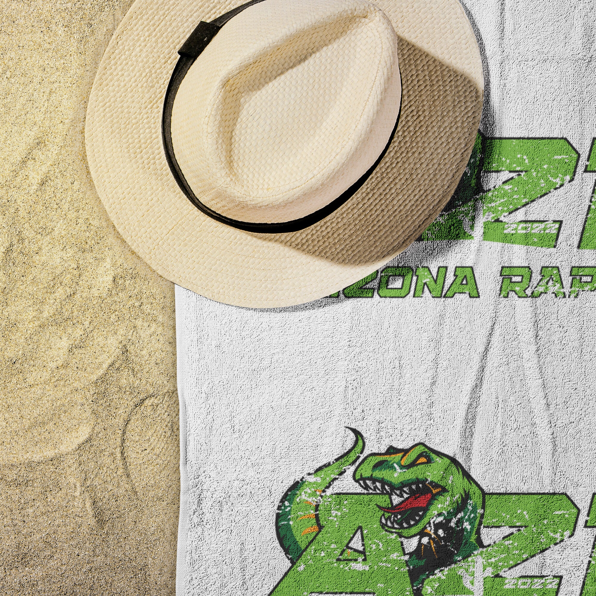 AZRR Beach Towel WHITE