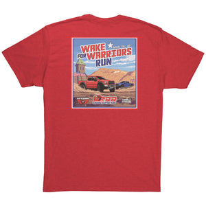 2022 Wake For Warriors Run Tshirt