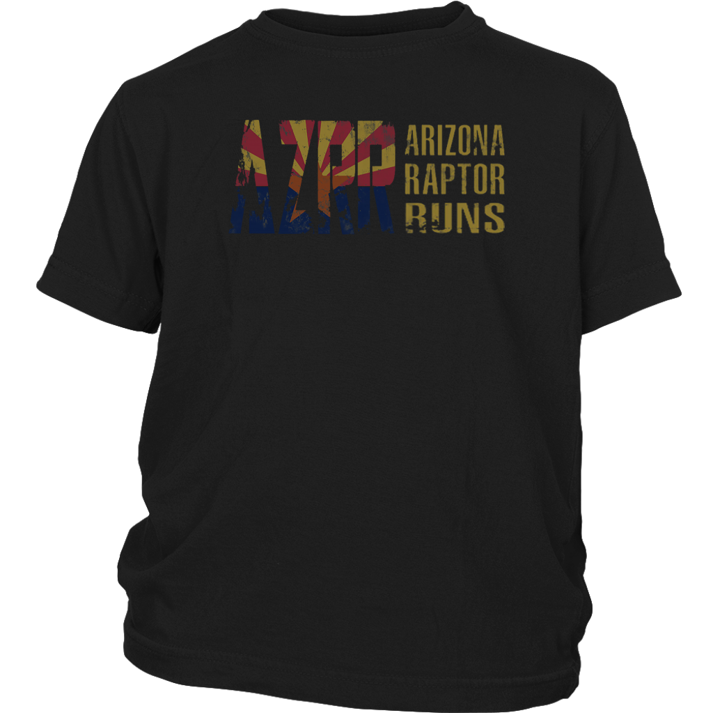 Kid's AZRR Classic Faded Wide Logo Tee
